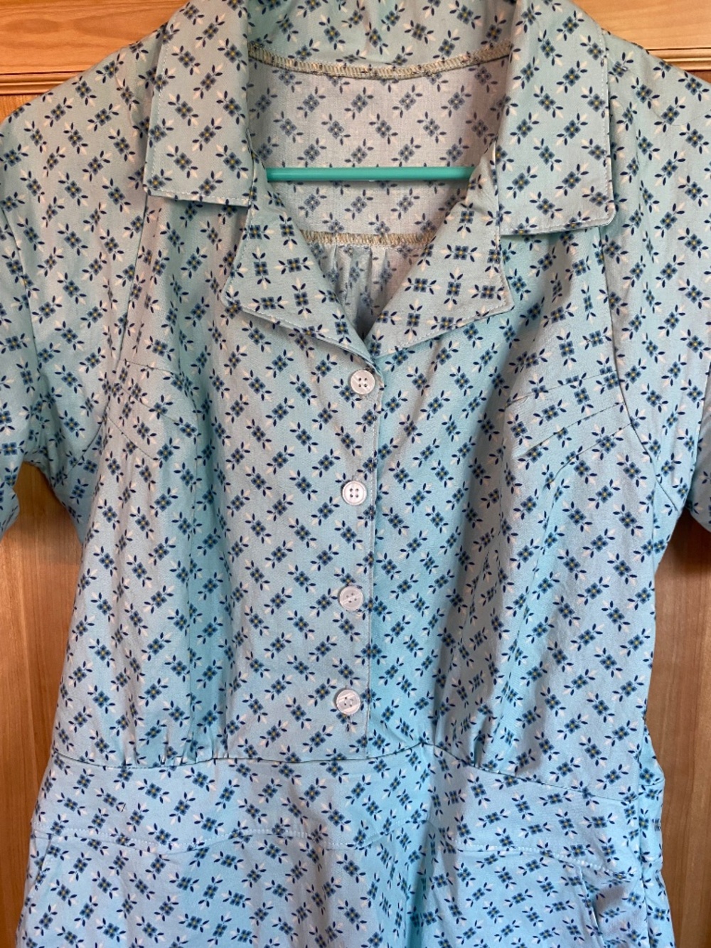 Let’s Backtrack Etsy new cotton vintage style handmade dress - Picture 7 of 7